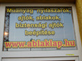 Manyag nylszrk, ajtk, ablakok beptse - www.ablaklap.hu